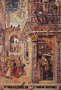 CRIVELLI, Carlo Annunciation with St Emidius fg oil painting artist